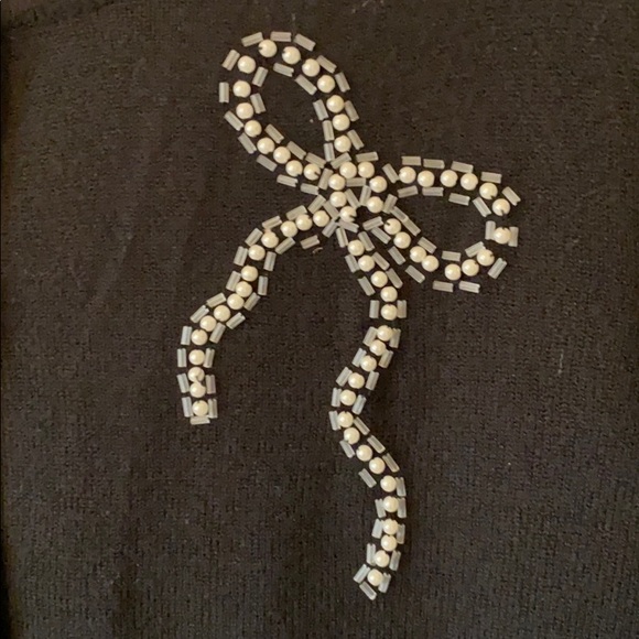 Jeweled Black Cardigan - Picture 3 of 4